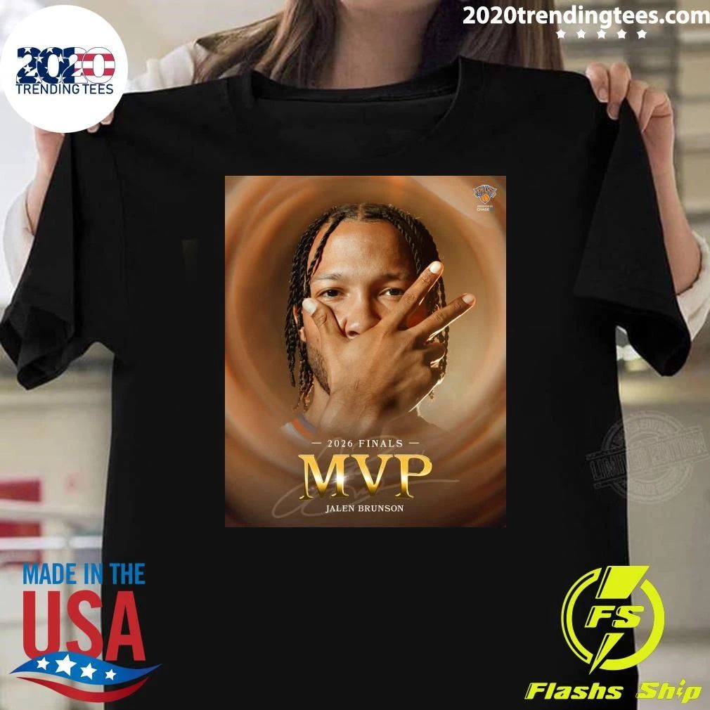 2026 Finals MVP Jalen Brunson Shirt Unisex T-shirt, Sweatshirt, Hoodie, Long Sleeve Tee - T-Shirt, Sweatshirt, Hoodie
