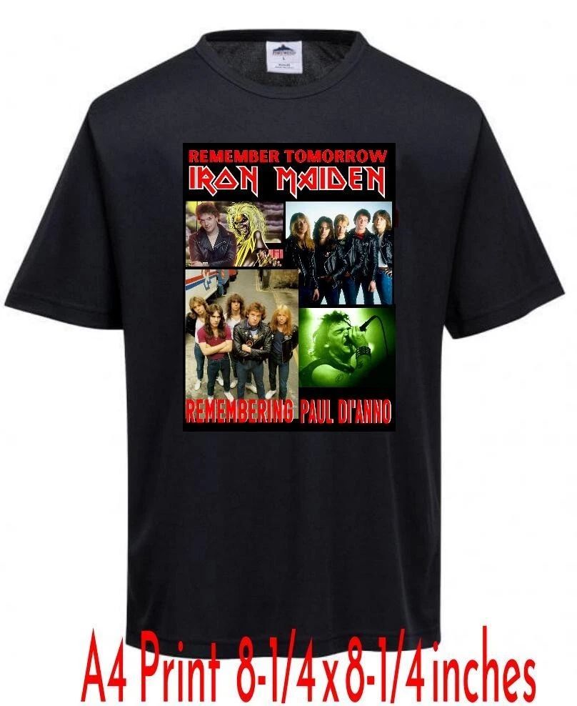 IRON MAIDEN   REMEMEBERING   PAUL DI'ANNO    DESIGN A4 OR A3 Size Print Unisex T-shirt, Sweatshirt, Hoodie, Long Sleeve Tee - T-Shirt, Sweatshirt, Hoodie