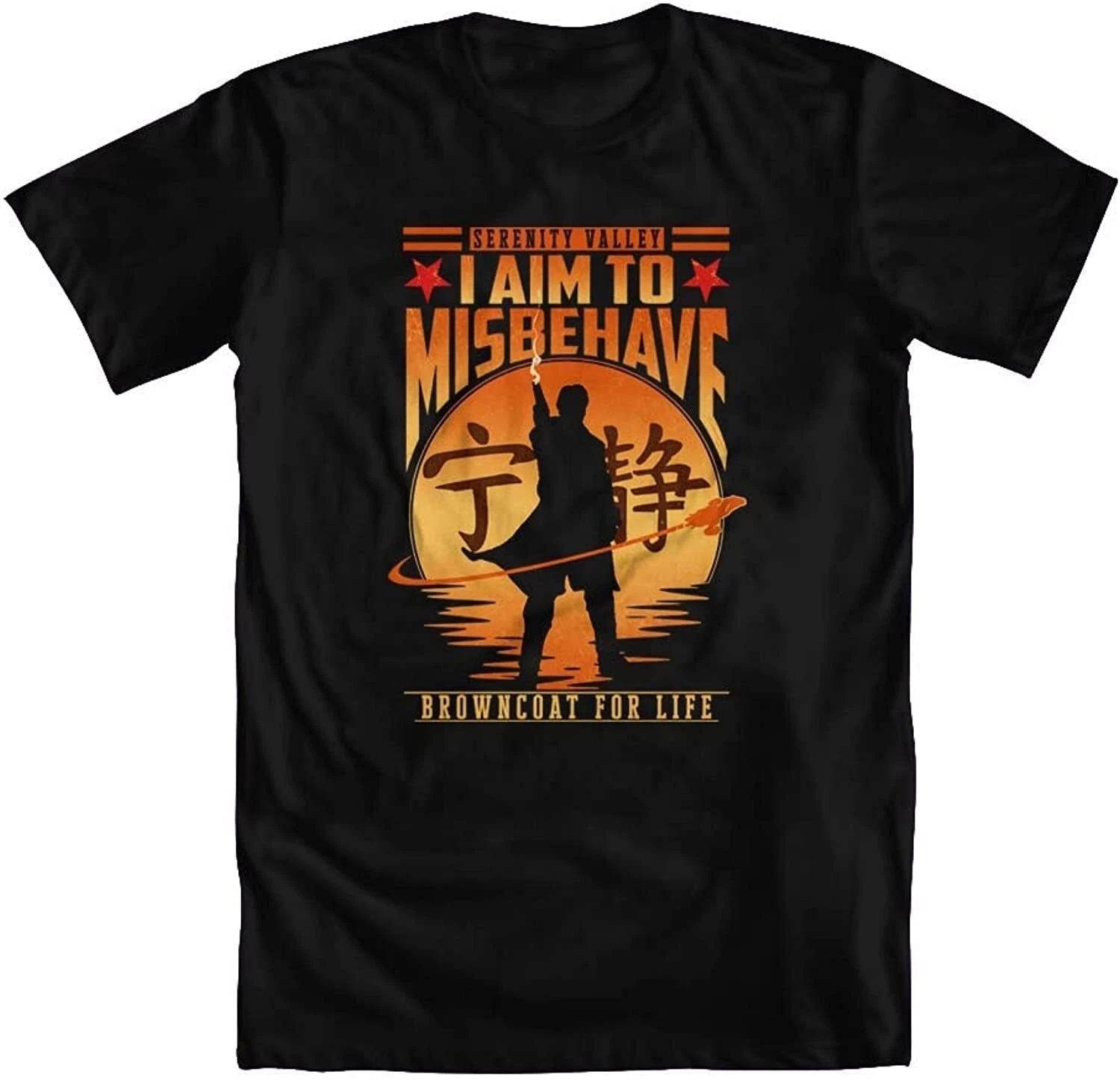 Serenity I Aim To Misbehave Browncoat For Life Funny Unisex T-Shirt Unisex T-shirt, Sweatshirt, Hoodie, Long Sleeve Tee - T-Shirt, Sweatshirt, Hoodie