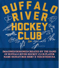 Buffalo River Hockey Club player name signatures shirt Unisex T-shirt, Sweatshirt, Hoodie, Long Sleeve Tee - T-Shirt, Sweatshirt, Hoodie