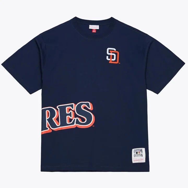 Mitchell & Ness San Diego Padres Playoff Win Premium SS Tee Men's Navy T-Shirt Unisex T-shirt, Sweatshirt, Hoodie, Long Sleeve Tee - T-Shirt, Sweatshirt, Hoodie