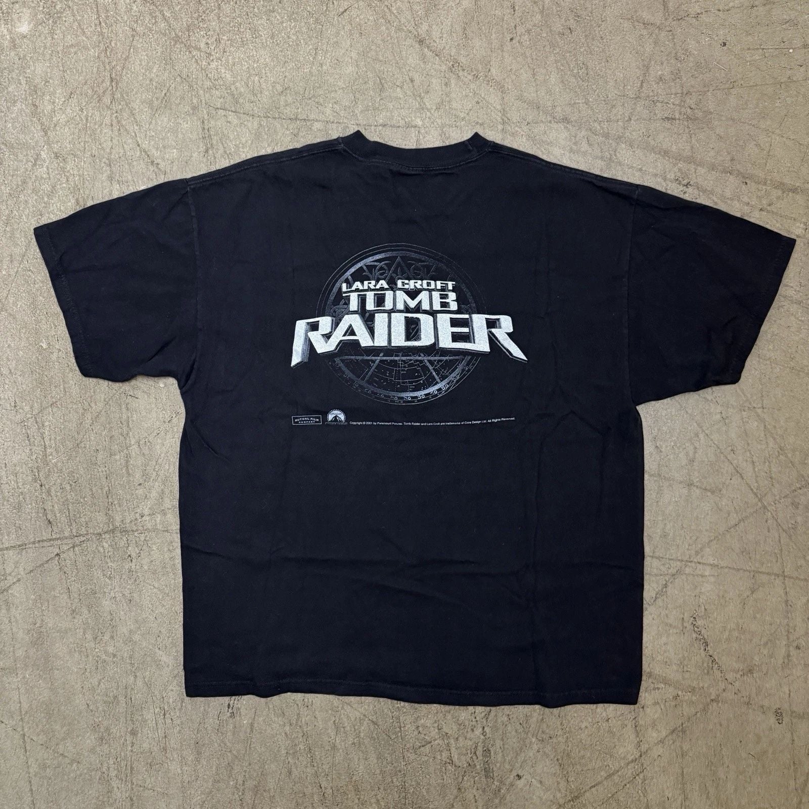 Vintage Lara Croft Tomb Raider Movie Promo Shirt Mens XL Ericsson Video Game Unisex T-shirt, Sweatshirt, Hoodie, Long Sleeve Tee - T-Shirt, Sweatshirt, Hoodie