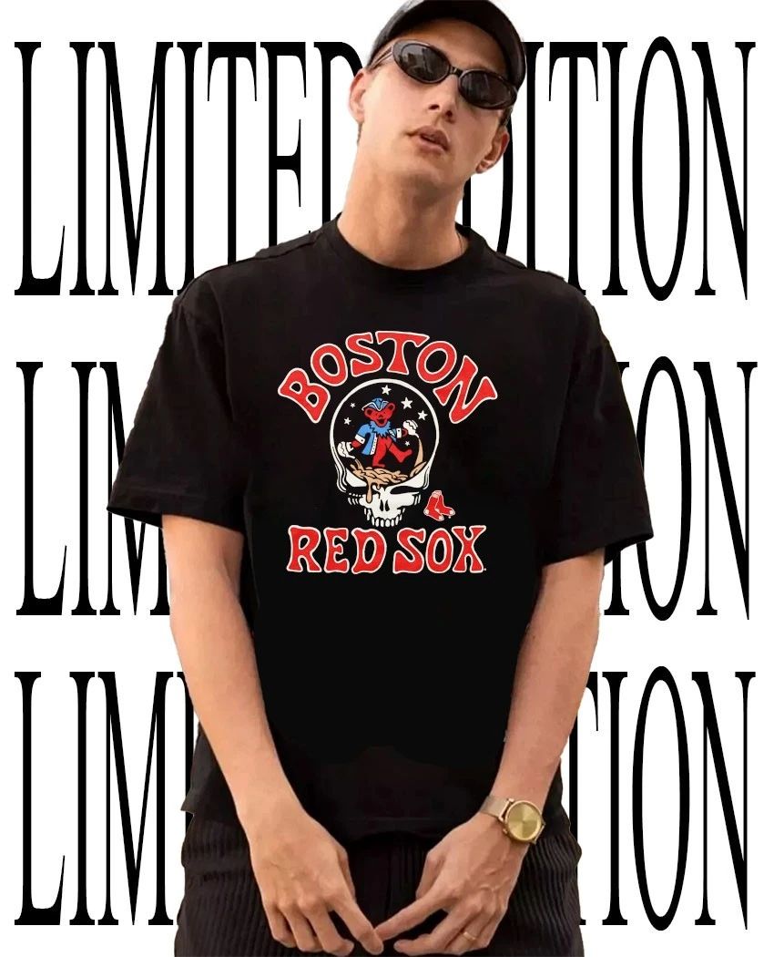 Boston Sox Grateful Dead Patriot Dancing Bear Skull Vintage shirt Unisex T-shirt, Sweatshirt, Hoodie, Long Sleeve Tee - T-Shirt, Sweatshirt, Hoodie