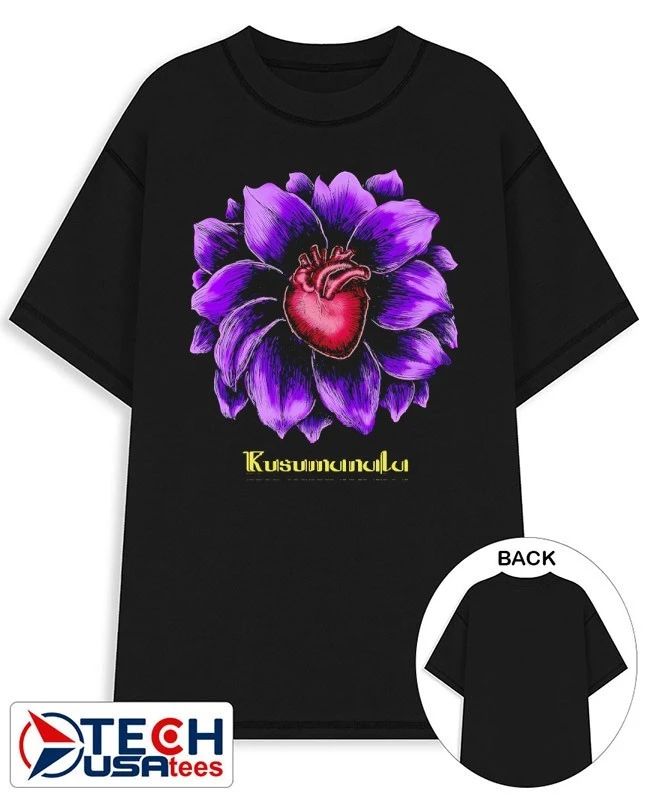 Kusumamalar flower heart shirt Unisex T-shirt, Sweatshirt, Hoodie, Long Sleeve Tee - T-Shirt, Sweatshirt, Hoodie