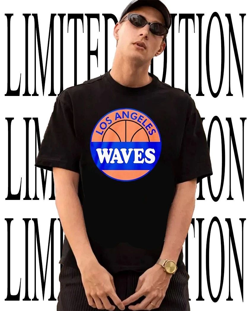 Los Angeles Waves Basketball logo t-shirt Unisex T-shirt, Sweatshirt, Hoodie, Long Sleeve Tee - T-Shirt, Sweatshirt, Hoodie