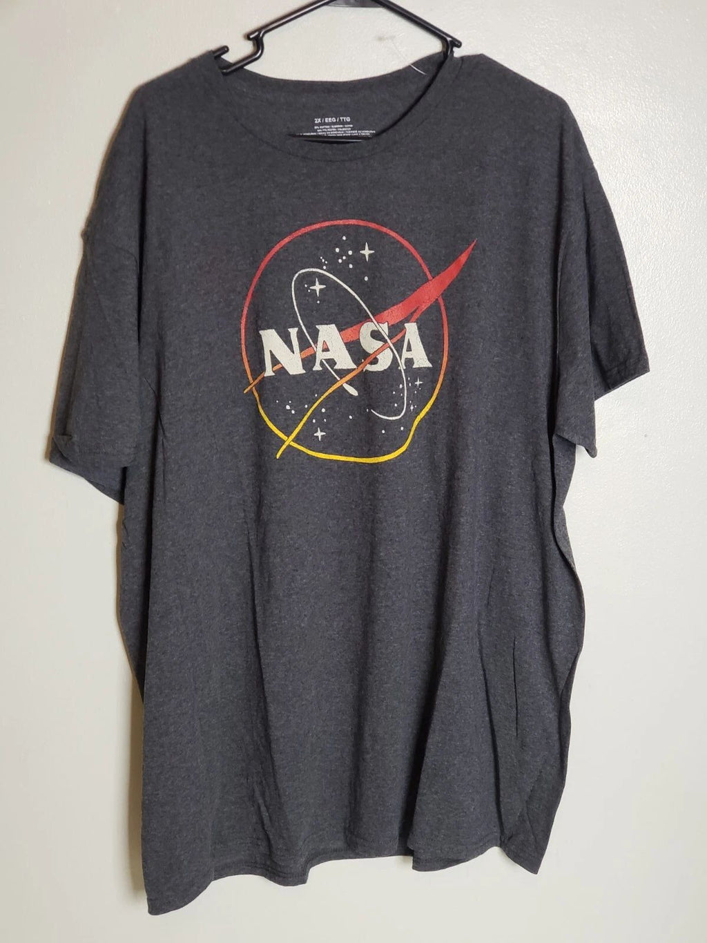 NASA T-shirt 2X Gray Space & Science Graphic Tee Unisex T-shirt, Sweatshirt, Hoodie, Long Sleeve Tee - T-Shirt, Sweatshirt, Hoodie