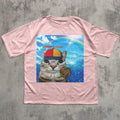 Happy Cat Dreamcore Meme Shirt Brainrot Weird Funny Kitten Graphic Tee Unisex T-shirt, Sweatshirt, Hoodie, Long Sleeve Tee - T-Shirt, Sweatshirt, Hoodie