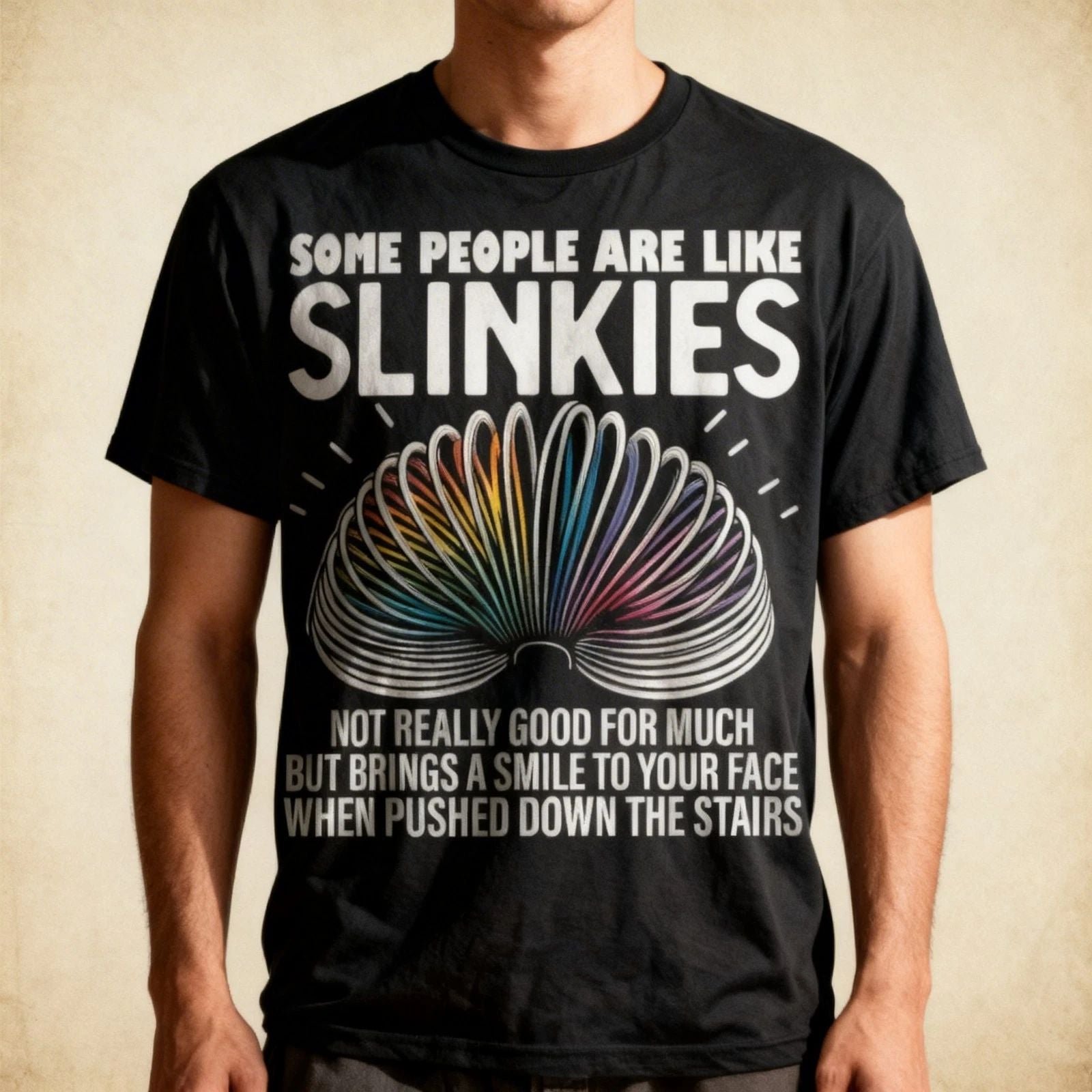 Some people are like Slinkies Funny Sarcastic Mens Graphic unisex T-Shirt Unisex T-shirt, Sweatshirt, Hoodie, Long Sleeve Tee - T-Shirt, Sweatshirt, Hoodie