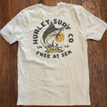 NWT Hurley Surf Co Cream Colored Short Sleeve T Shirt Small Unisex T-shirt, Sweatshirt, Hoodie, Long Sleeve Tee - T-Shirt, Sweatshirt, Hoodie