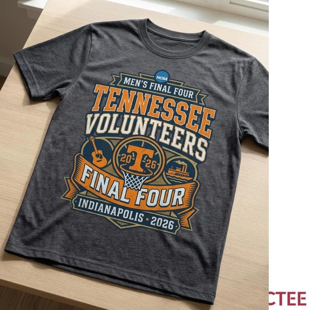 NKCtees 2026 NCAA Tournament Final Four Tennessee Volunteers mens basketball shirt Unisex T-shirt, Sweatshirt, Hoodie, Long Sleeve Tee - T-Shirt, Sweatshirt, Hoodie