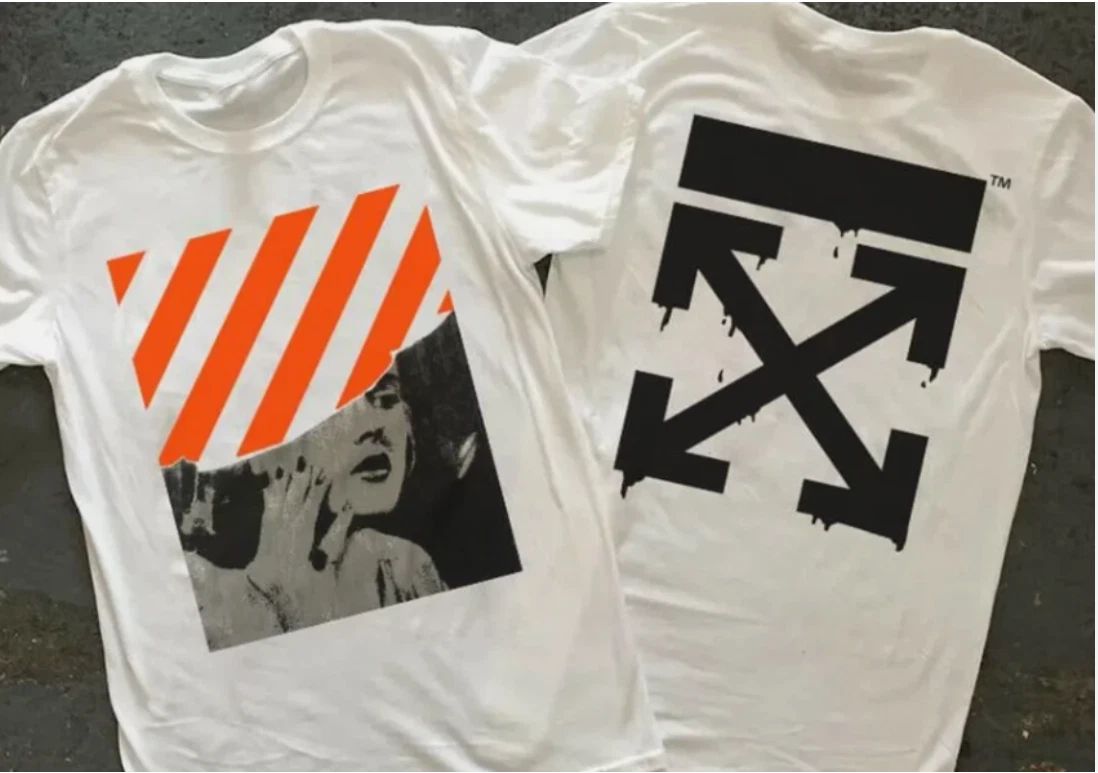 Off-White Double Side Graphic T-Shirt Unisex Fashion Tee Reprint S-5XL Unisex T-shirt, Sweatshirt, Hoodie, Long Sleeve Tee - T-Shirt, Sweatshirt, Hoodie