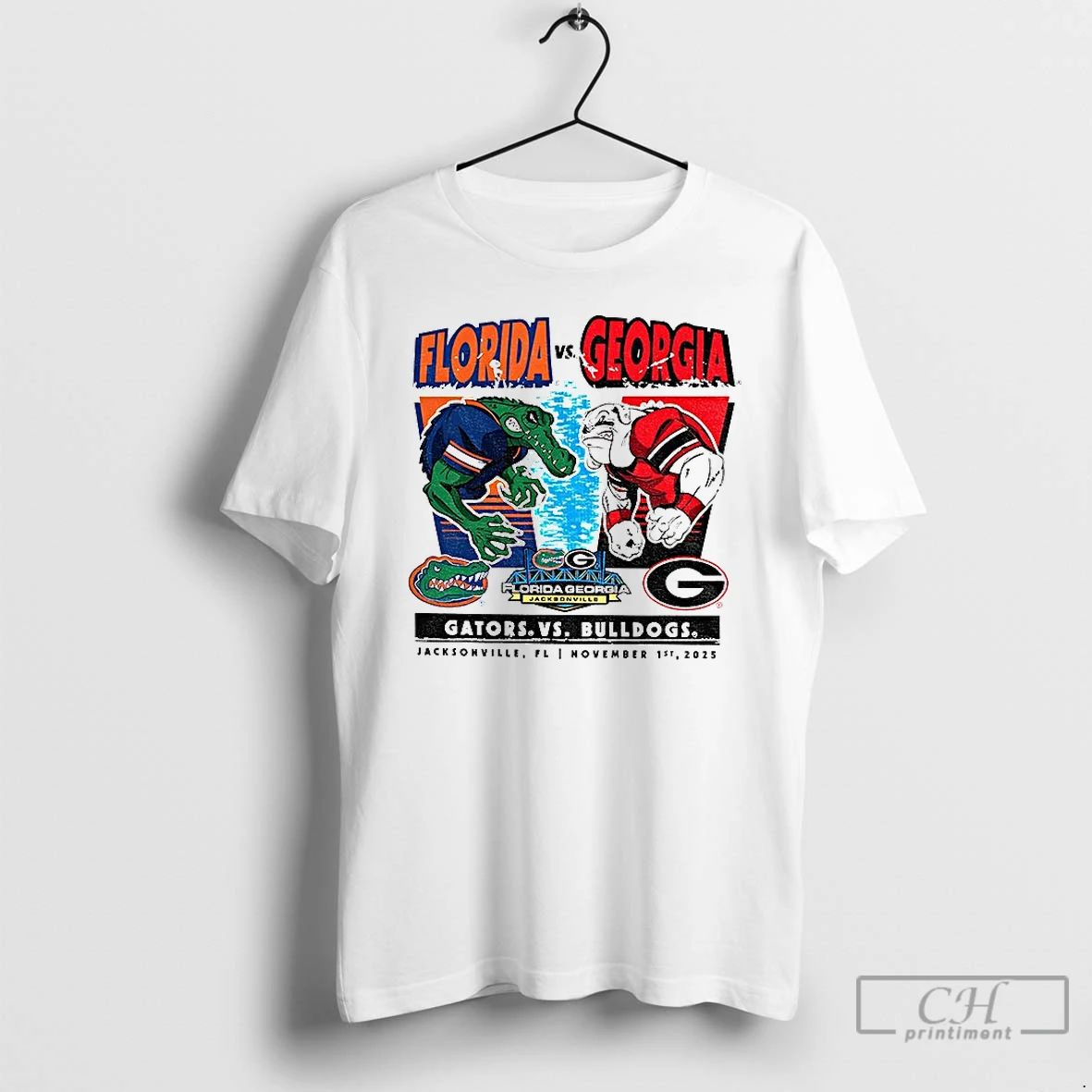 Classic Florida Gators Vs Georgia Bulldogs 47 2025 Football Jacksonville T Shirts Unisex T-shirt, Sweatshirt, Hoodie, Long Sleeve Tee - T-Shirt, Sweatshirt, Hoodie
