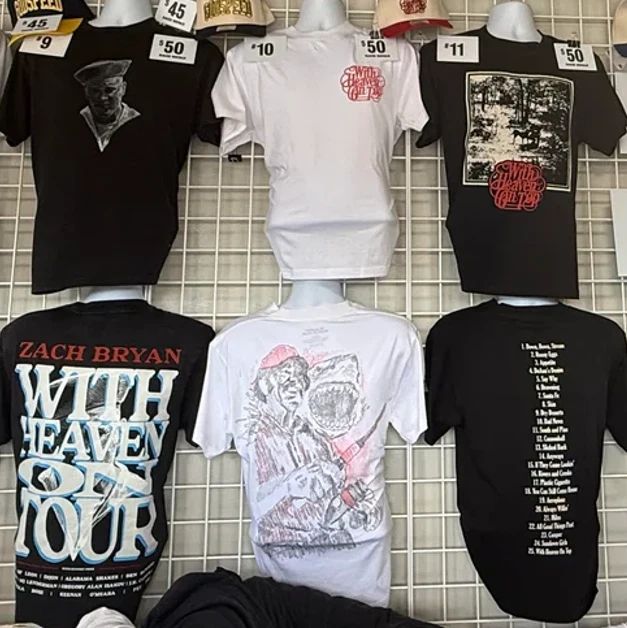 Zach Bryan Tour With Heaven On Tour 2026 Tampa Florida T-Shirt Unisex T-shirt, Sweatshirt, Hoodie, Long Sleeve Tee - T-Shirt, Sweatshirt, Hoodie