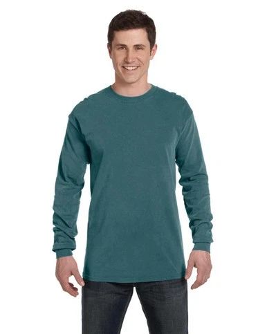 Comfort Colors Men's Garment Dyed Ring Spun Long-Sleeve T-Shirt C6014 S-3XL Unisex T-shirt, Sweatshirt, Hoodie, Long Sleeve Tee - T-Shirt, Sweatshirt, Hoodie