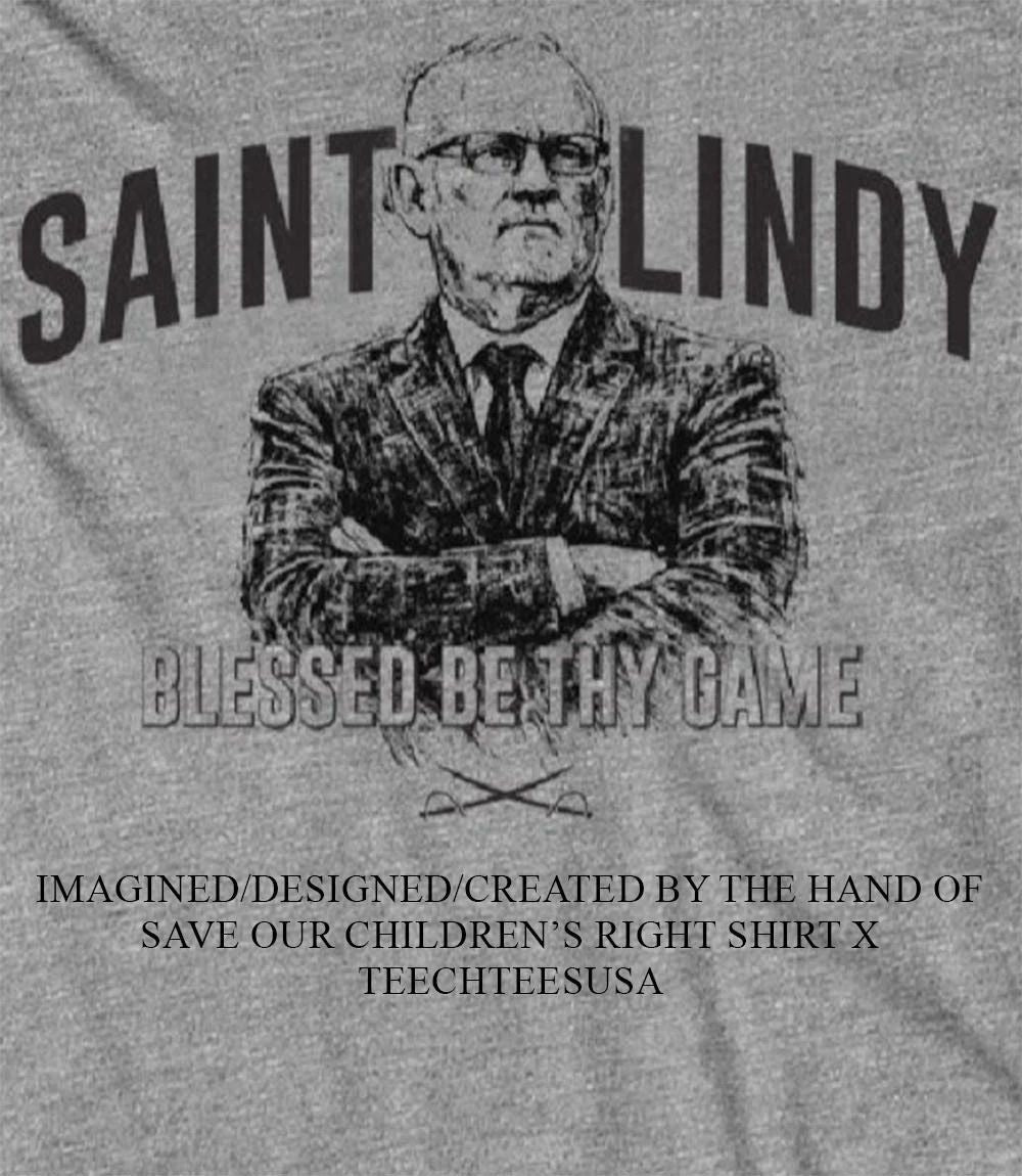 Saint Lindy blessed be Thy Game Buffalo Sabres coach Lindy Ruff shirt Unisex T-shirt, Sweatshirt, Hoodie, Long Sleeve Tee - T-Shirt, Sweatshirt, Hoodie