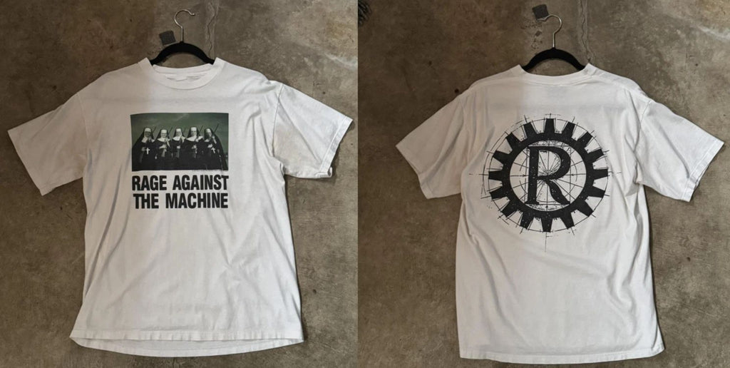 Vintage 1997 Rage Against The Machine Nuns Guns Shirt S-5XL Unisex T-shirt, Sweatshirt, Hoodie, Long Sleeve Tee - T-Shirt, Sweatshirt, Hoodie
