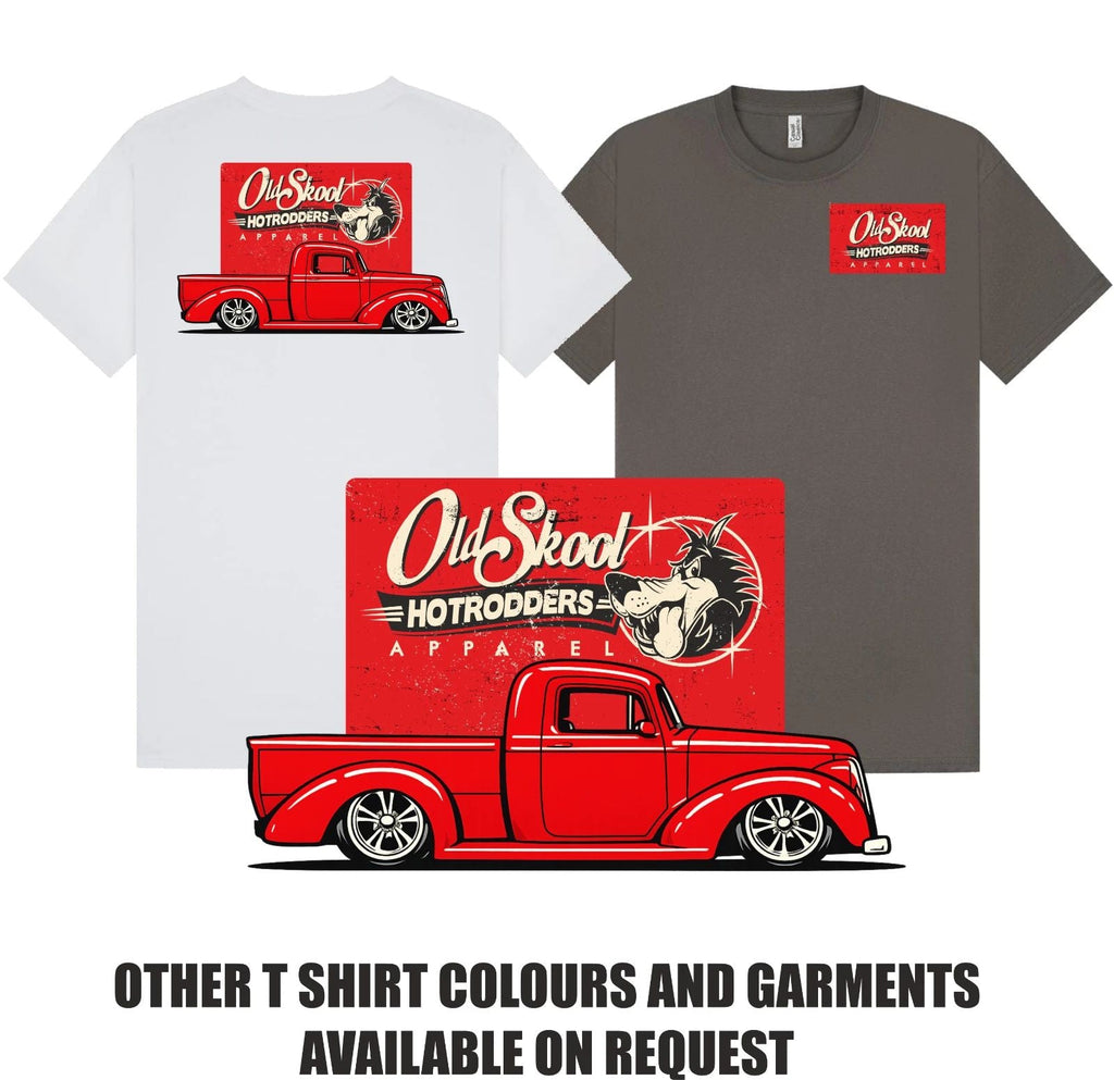 Classic American  Hot Rod Pickup T Shirt C/O Mark Barrett S-5XL Unisex T-shirt, Sweatshirt, Hoodie, Long Sleeve Tee - T-Shirt, Sweatshirt, Hoodie