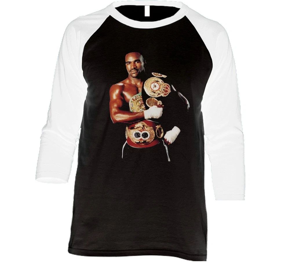 Evander Holyfield Cool Retro Boxer Fan Raglan 3/4 Sleeve Shirt Unisex T-shirt, Sweatshirt, Hoodie, Long Sleeve Tee - T-Shirt, Sweatshirt, Hoodie