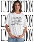 I love my girlfriend and my girlfriend loves Harry shirt Unisex T-shirt, Sweatshirt, Hoodie, Long Sleeve Tee - T-Shirt, Sweatshirt, Hoodie