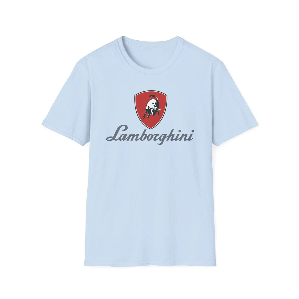 Vintage 19631973 Lamborghini Automobili Logo T-Shirt Unisex T-shirt, Sweatshirt, Hoodie, Long Sleeve Tee - T-Shirt, Sweatshirt, Hoodie