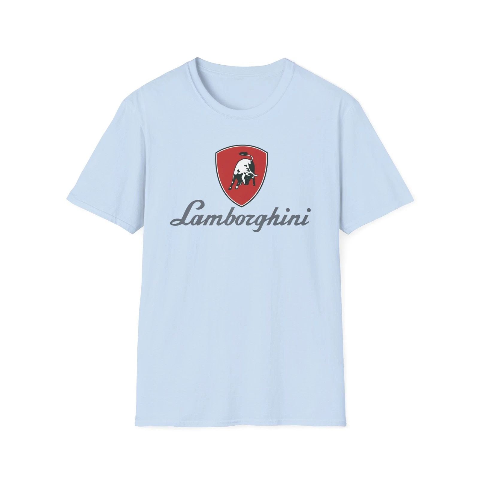 Vintage 19631973 Lamborghini Automobili Logo T-Shirt Unisex T-shirt, Sweatshirt, Hoodie, Long Sleeve Tee - T-Shirt, Sweatshirt, Hoodie