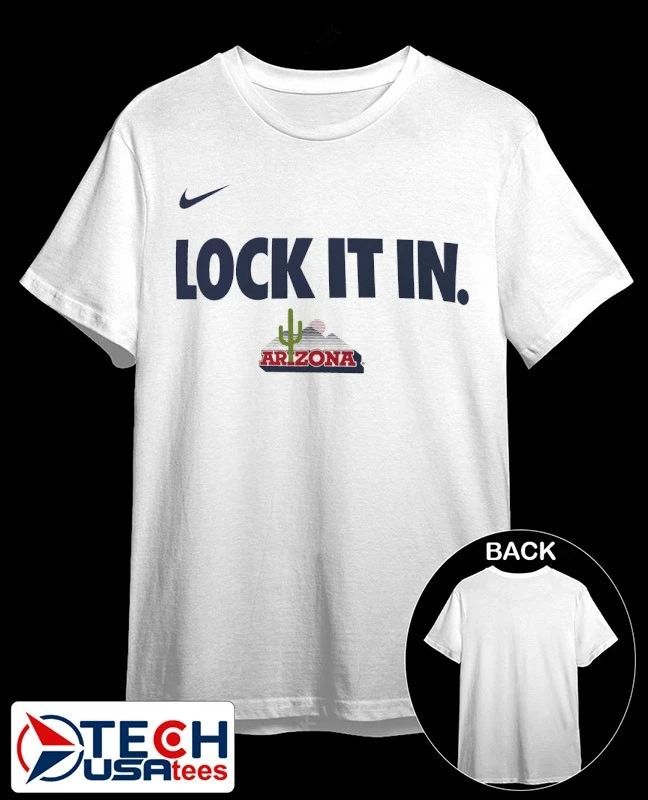 Lock it in Arizona Wildcats 2026 On-Court Bench shirt Unisex T-shirt, Sweatshirt, Hoodie, Long Sleeve Tee - T-Shirt, Sweatshirt, Hoodie