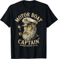 Motor Boat Captain Funny Pontoon Boating Motor Boatin Lake T-Shirt Unisex T-shirt, Sweatshirt, Hoodie, Long Sleeve Tee - T-Shirt, Sweatshirt, Hoodie