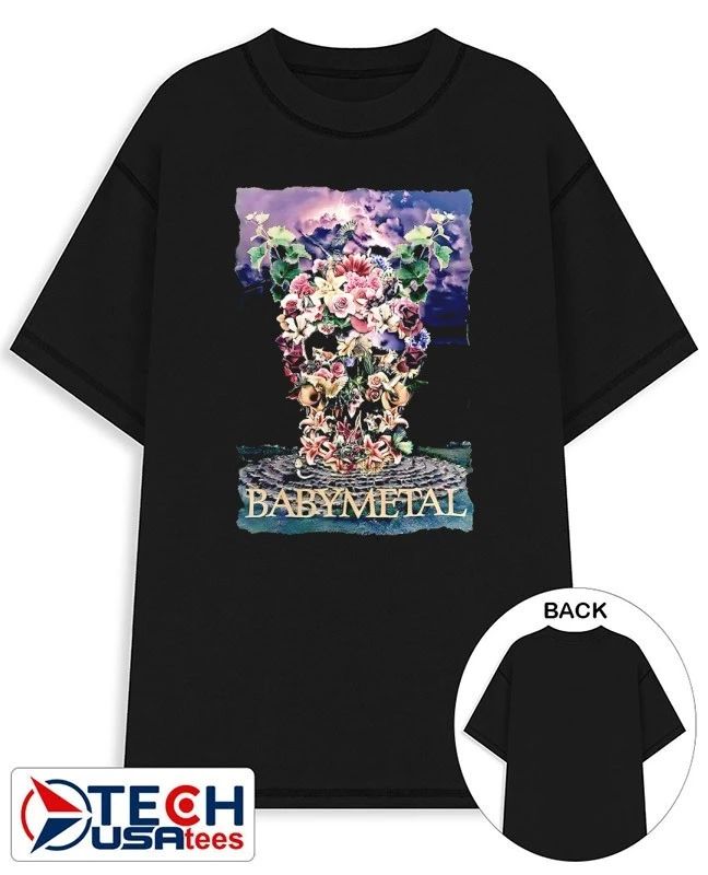 Babymetal Death Garden floral shirt Unisex T-shirt, Sweatshirt, Hoodie, Long Sleeve Tee - T-Shirt, Sweatshirt, Hoodie