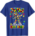 Bruh Its OK to Be Different Autism Awareness Kids Boys Youth T-Shirt Unisex T-shirt, Sweatshirt, Hoodie, Long Sleeve Tee - T-Shirt, Sweatshirt, Hoodie