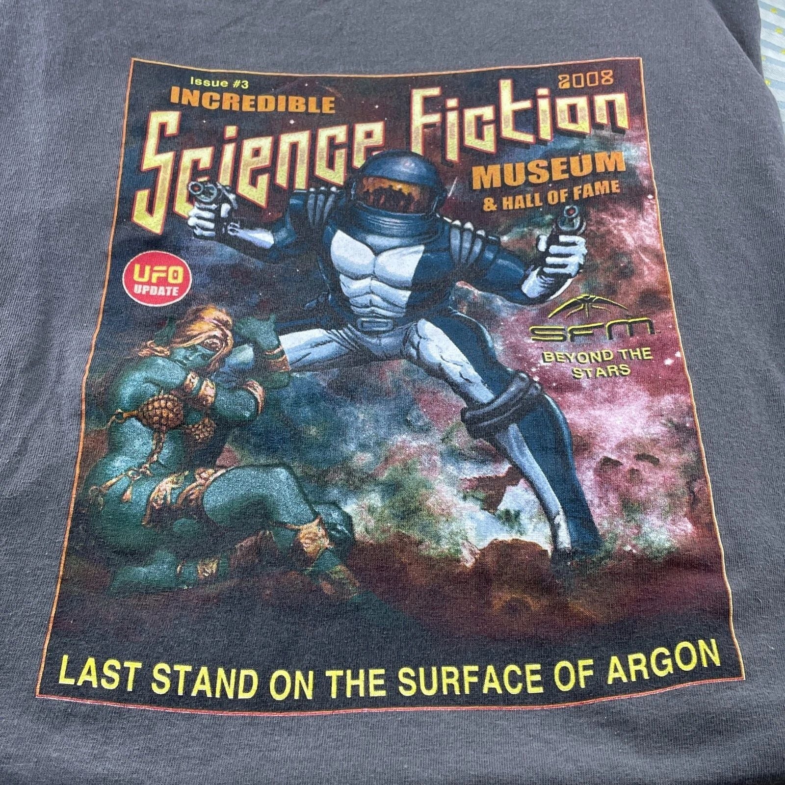 Science Fiction Magazine T Shirt Issue 3 XXL Mint Condition Unisex T-shirt, Sweatshirt, Hoodie, Long Sleeve Tee - T-Shirt, Sweatshirt, Hoodie