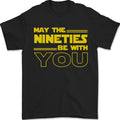 May the 90s Nineties Be With You Sci-Fi Mens T-Shirt 100% Cotton Unisex T-shirt, Sweatshirt, Hoodie, Long Sleeve Tee - T-Shirt, Sweatshirt, Hoodie