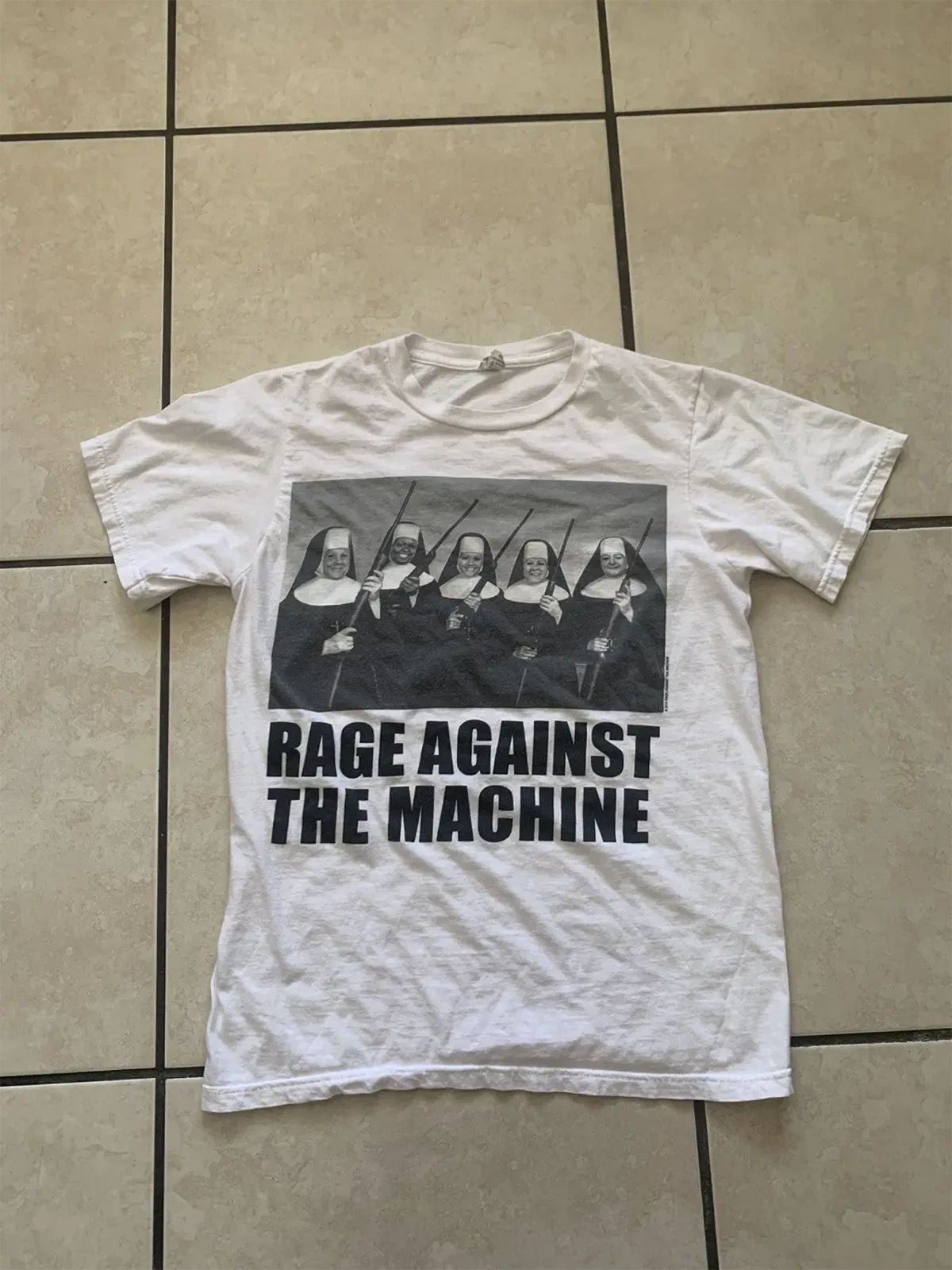 Vintage Against The Machine Nuns With Guns 2015 Band T-shirt Size  S-5XL Unisex T-shirt, Sweatshirt, Hoodie, Long Sleeve Tee - T-Shirt, Sweatshirt, Hoodie