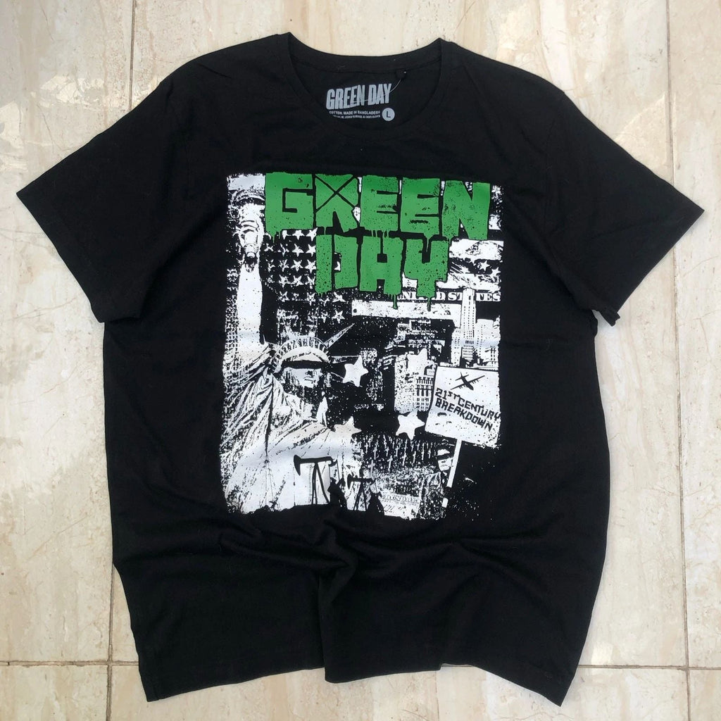 Green Day Vintage Reprint Band Tee Shirt for Music Lovers Unisex Rock Merch Unisex T-shirt, Sweatshirt, Hoodie, Long Sleeve Tee - T-Shirt, Sweatshirt, Hoodie