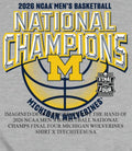 2026 NCAA Mens Basketball National Champs Final Four Michigan Wolverines shirt Unisex T-shirt, Sweatshirt, Hoodie, Long Sleeve Tee - T-Shirt, Sweatshirt, Hoodie