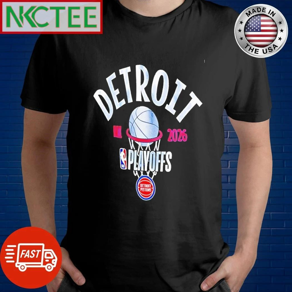 Detroit Pistons Basketball 2026 Playoff Participant Stand Logo shirt Unisex T-shirt, Sweatshirt, Hoodie, Long Sleeve Tee - T-Shirt, Sweatshirt, Hoodie