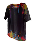 Graffiti Style Colorful Splash 3D Digital Pattern Print Men Top Summer Clothing Unisex T-shirt, Sweatshirt, Hoodie, Long Sleeve Tee - T-Shirt, Sweatshirt, Hoodie