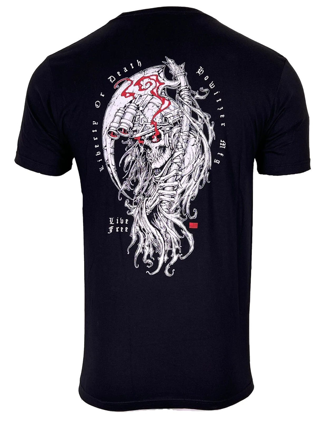 Howitzer Style Men's T-Shirt LIBERTY REAPER Military Grunt MFG Unisex T-shirt, Sweatshirt, Hoodie, Long Sleeve Tee - T-Shirt, Sweatshirt, Hoodie