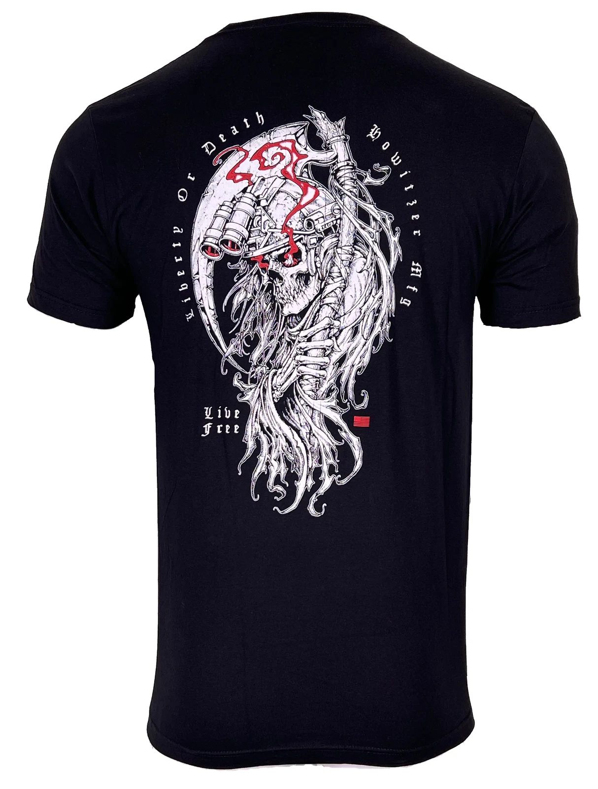 Howitzer Style Men's T-Shirt LIBERTY REAPER Military Grunt MFG Unisex T-shirt, Sweatshirt, Hoodie, Long Sleeve Tee - T-Shirt, Sweatshirt, Hoodie