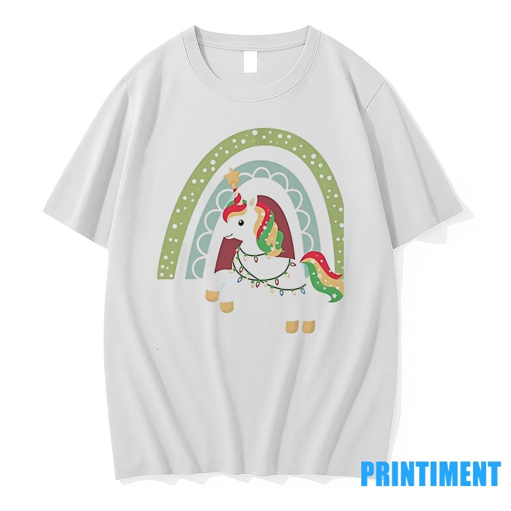 Rainbow Lights Unicorn Christmas Tshirts Sweater Unisex T-shirt, Sweatshirt, Hoodie, Long Sleeve Tee - T-Shirt, Sweatshirt, Hoodie