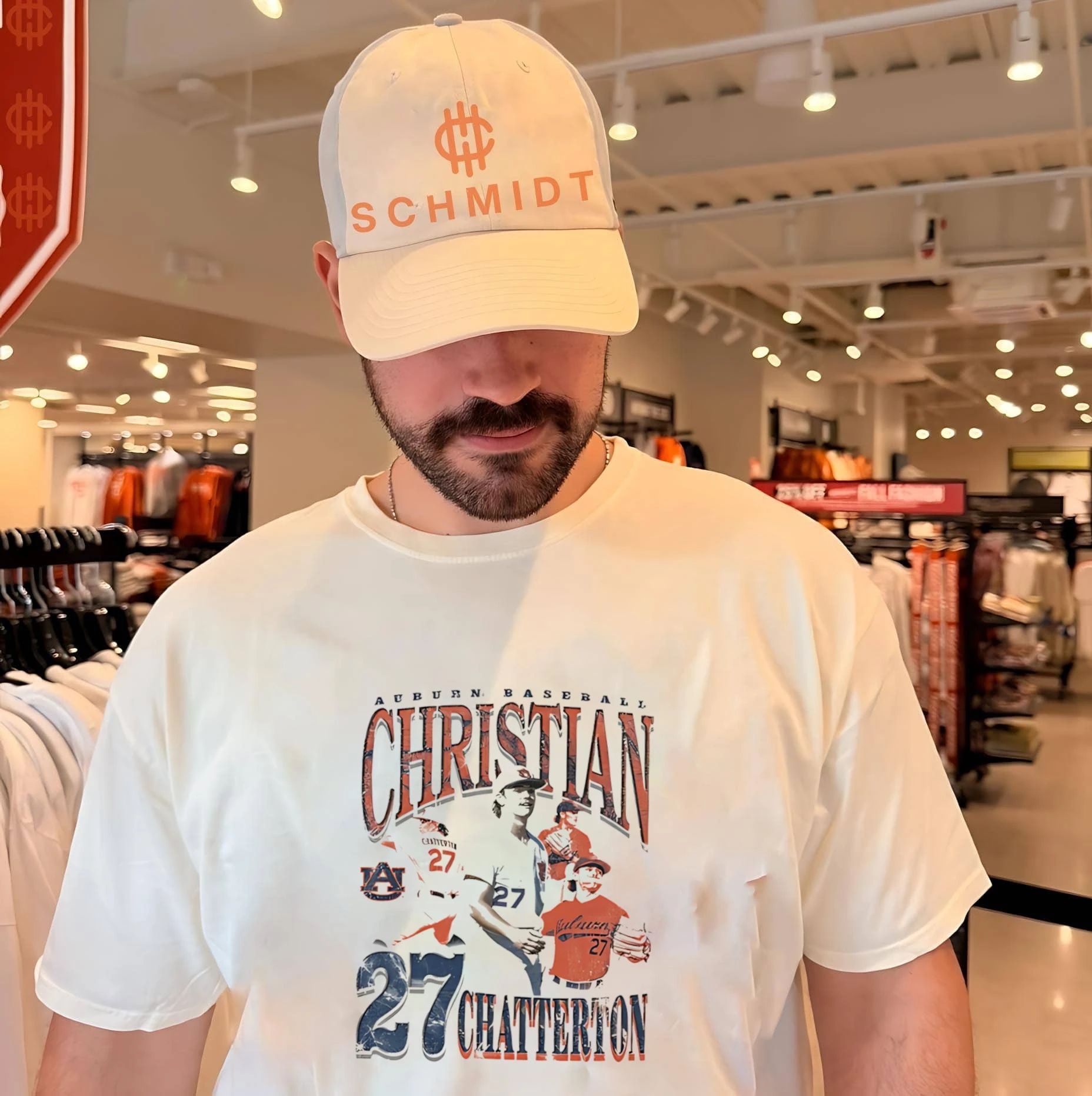 Auburn Tigers Christian Chatterton vintage shirt Unisex T-shirt, Sweatshirt, Hoodie, Long Sleeve Tee - T-Shirt, Sweatshirt, Hoodie