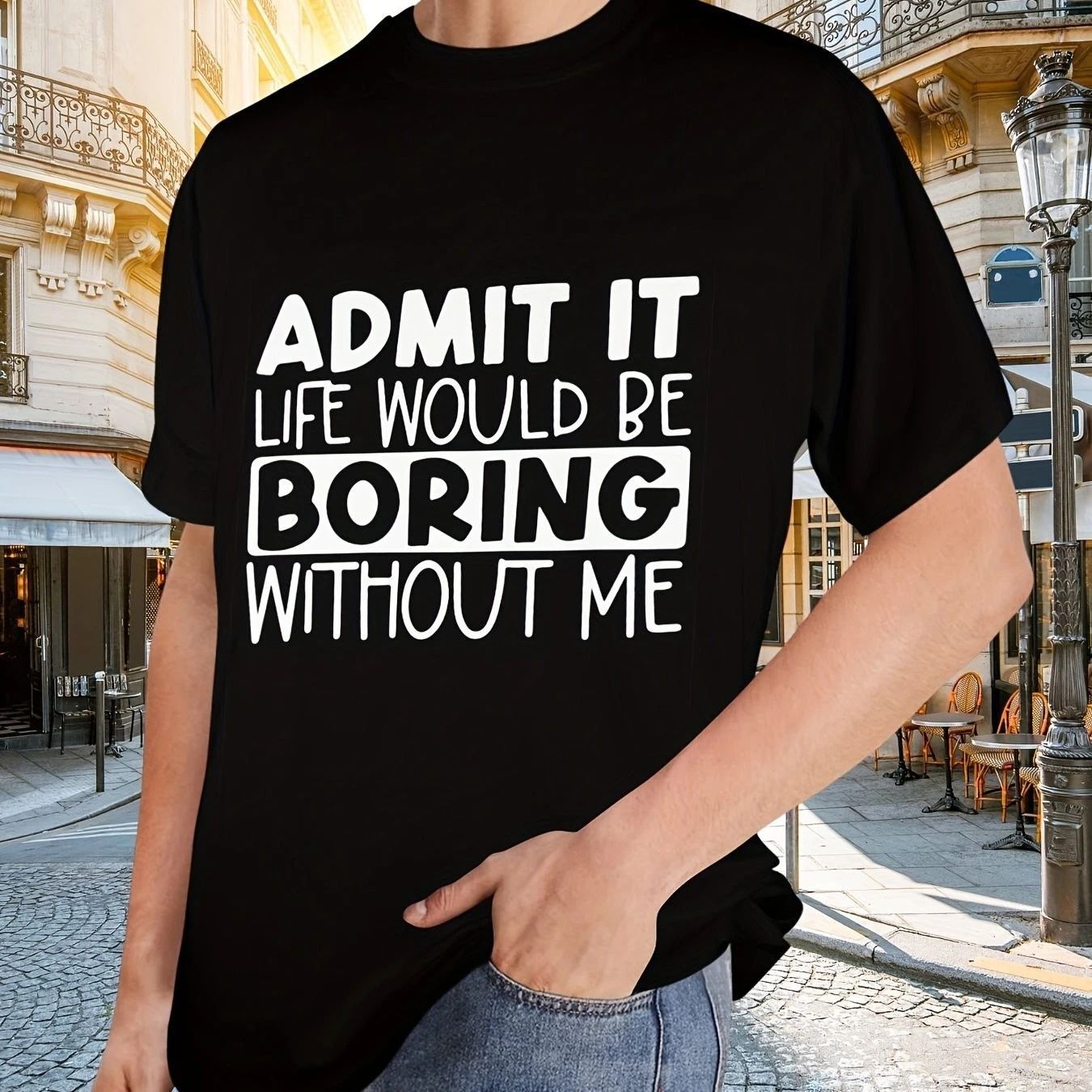 Admit It... Printed T-shirt, Men's T-shirt, Summer Casual Short Sleeved T-shirt Unisex T-shirt, Sweatshirt, Hoodie, Long Sleeve Tee - T-Shirt, Sweatshirt, Hoodie
