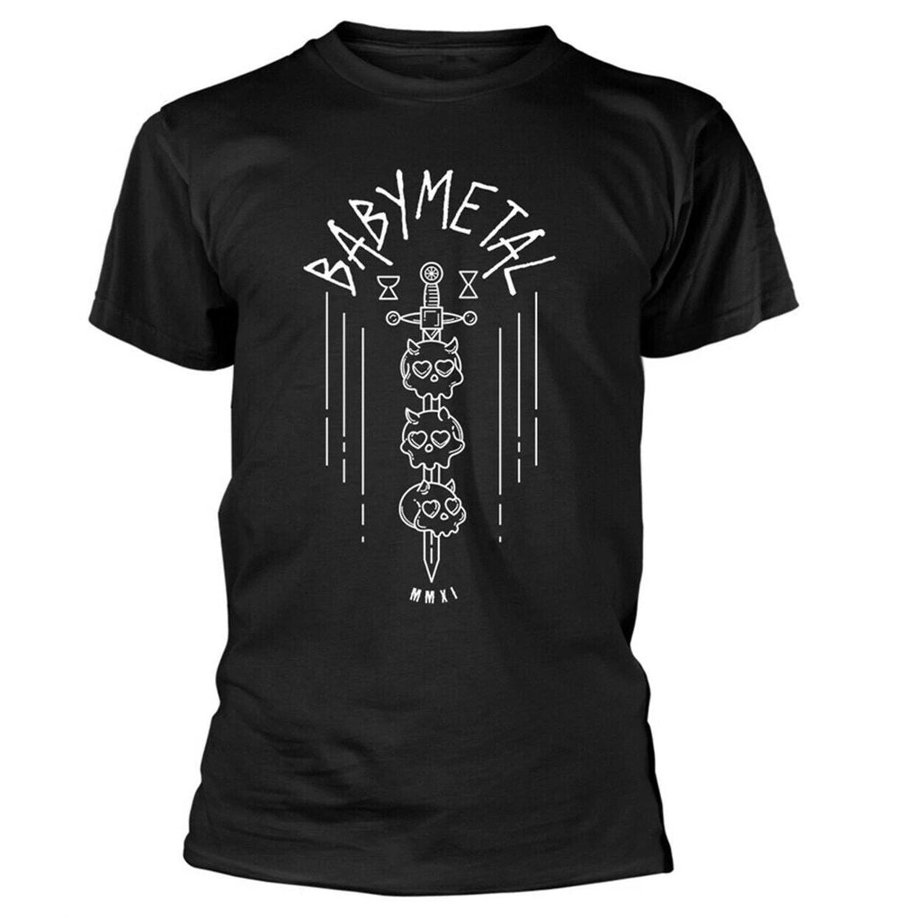Babymetal Skull Sword Shirt S-XXL T-Shirt Official Metal Band Tshirt Unisex T-shirt, Sweatshirt, Hoodie, Long Sleeve Tee - T-Shirt, Sweatshirt, Hoodie