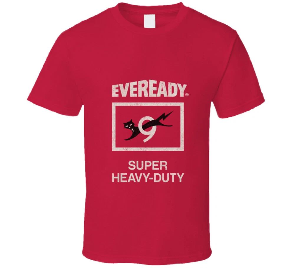 Eveready, T-shirt, Black Cat, 9, Nine, Lives,  Retro, Battery, Power, Logo Unisex T-shirt, Sweatshirt, Hoodie, Long Sleeve Tee - T-Shirt, Sweatshirt, Hoodie
