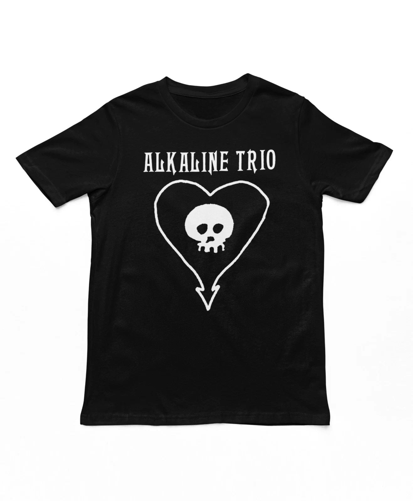 Alkaline Trio Classic Heartskull Mens T Shirt Music Classic Rock Band Tee Black Unisex T-shirt, Sweatshirt, Hoodie, Long Sleeve Tee - T-Shirt, Sweatshirt, Hoodie
