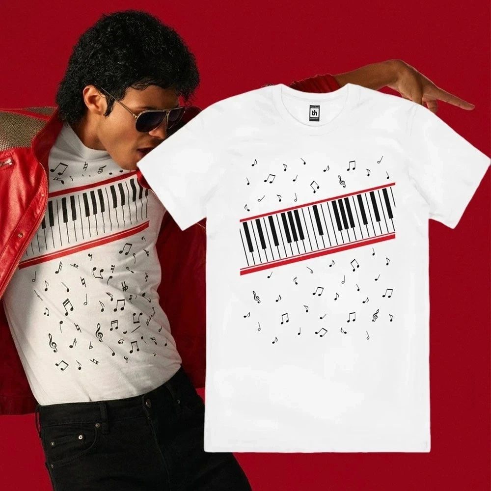 Michael Movie Jaafar Jackson Beat It Piano Keys Shirt1 Unisex T-shirt, Sweatshirt, Hoodie, Long Sleeve Tee - T-Shirt, Sweatshirt, Hoodie