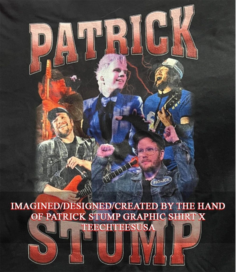 Patrick Stump graphic shirt Unisex T-shirt, Sweatshirt, Hoodie, Long Sleeve Tee - T-Shirt, Sweatshirt, Hoodie