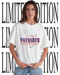 Patriots Dallas Baptist University est 1898 hand shirt Unisex T-shirt, Sweatshirt, Hoodie, Long Sleeve Tee - T-Shirt, Sweatshirt, Hoodie