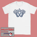 Blink 182 Butterfly Limited To 25 Baby Blue T-Shirt Unisex T-shirt, Sweatshirt, Hoodie, Long Sleeve Tee - T-Shirt, Sweatshirt, Hoodie