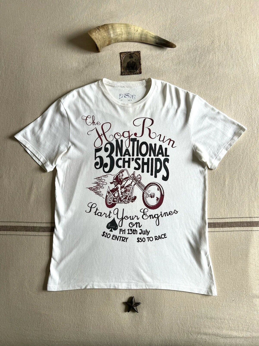 Levi's Vintage Biker T-Shirt M 2010 Motorcycle Club MC Hog Run Chopper Harley Unisex T-shirt, Sweatshirt, Hoodie, Long Sleeve Tee - T-Shirt, Sweatshirt, Hoodie