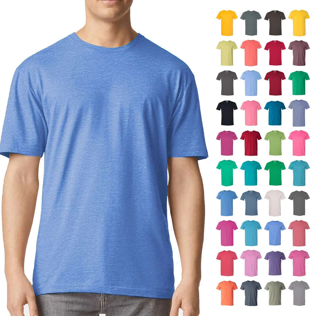 Gildan #64000 Softstyle T-Shirt Modern Classic Fit Short Sleeve Plain Basic Tee Unisex T-shirt, Sweatshirt, Hoodie, Long Sleeve Tee - T-Shirt, Sweatshirt, Hoodie